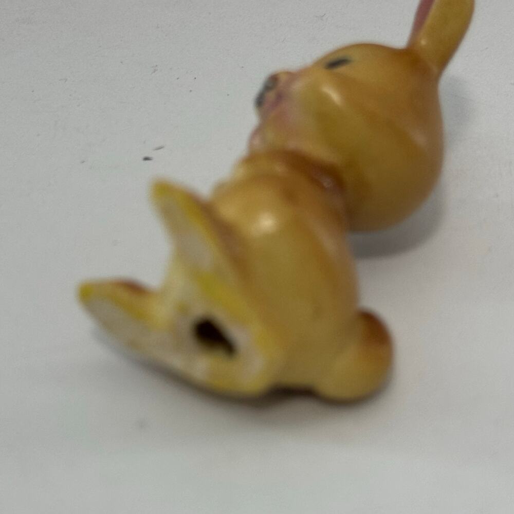 Tiny Vintage Ceramic MCM Bunny  Animal Miniature - Picture 3 of 4